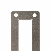 Support de cadre rectangulaire en acier inoxydable usiné sur mesure par CNC avec trous de fixation