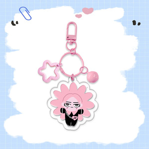 สินค้า GMM Star Merchandise CP ตุ๊กตาน่ารักอะคริลิค รูปดาวห้าแฉก พร้อมกระดิ่ง ของตกแต่งขนาดเล็ก พวงกุญแจสำหรับแฟนคลับ Kpop ของขวัญสำหรับแฟนๆ - Product Image 4