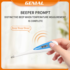 Genial 공장 T19B 디지털 방수 온도계 고정밀 디스플레이 좋은 품질 공장 사용자 정의 색상 지원 - Product Image 4