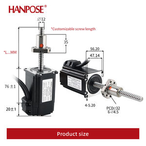 Двигатель с замкнутым контуром для 3D-принтера Nema23 57EB56/76/83/100-1204-130 <span class=keywords><strong>2.2</strong></span>Н. Шаговый двигатель с шарико-винтовой передачей M4.0A - Product Image 5