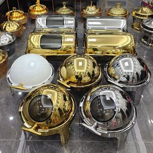 موقد فاخر للإفطار في الفنادق مصنوع من الفولاذ المقاوم للصدأ مع تصميم قابل للطي بالكامل للخدمة الذاتية في البوفيهات - Product Image 4