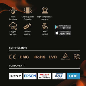 Quemador de bioetanol Smart APP inserto integrado automático SLIM 100 - Product Image 4