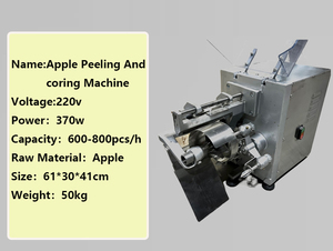 เครื่องปอกเปลือกและแกนแอปเปิ้ลอัตโนมัติความจุสูง - Product Image 4