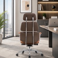 Chaise de direction Lighluxury, chaise de bureau ergonomique, chaise d'ordinateur pour la maison, chaise de patron texturée, chaise pivotante professionnelle