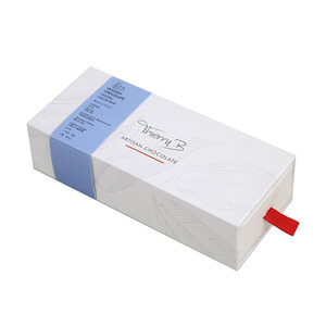 Custom <b>Drawer</b> Box With Cardboard Art Paper Slide Style for Cosmetic Wallet Belt Watch Gift Packaging - Product Image 1