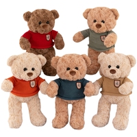 Prix d'usine : Ours en peluche en forme de pull, animaux en peluche, jouets doux, cadeaux décoratifs mignons, vente en gros