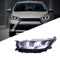 Phare avant à LED modifiées avec feux de jour, projecteur bi-xénon, compatible Yaris 2013-2016 - Vente Flash