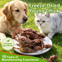 Friandises à mâcher pour chiots entiers lyophilisées, adaptées aux chiens et aux chats, expédition directe de l'usine