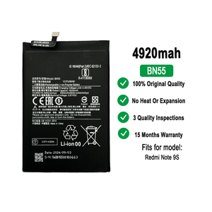 Batería de Litio BN55 para Teléfono Xiaomi <span class=keywords><strong>Redmi</strong></span> <span class=keywords><strong>Note</strong></span> <span class=keywords><strong>9S</strong></span>, Batería Original - Product Image 2