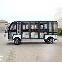 Nouveau design mini bus touristique entièrement électrique bus électrique 11 sièges avec moteur à courant alternatif de 5kW