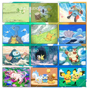 GP 双面冰箱贴 Pokemoned 稀有促销个性化冰箱贴 低预算 Poke Mon Kaarten 系列礼物 - Product Image 3