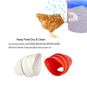 Qa Tự Làm Gà Trung Chuyển Mưa Bằng Chứng Gia Cầm Trung Chuyển Cổng Trọng Lực Thức Ăn Kit Cho Xô, Thùng, Thùng, Máng - Product Image 3