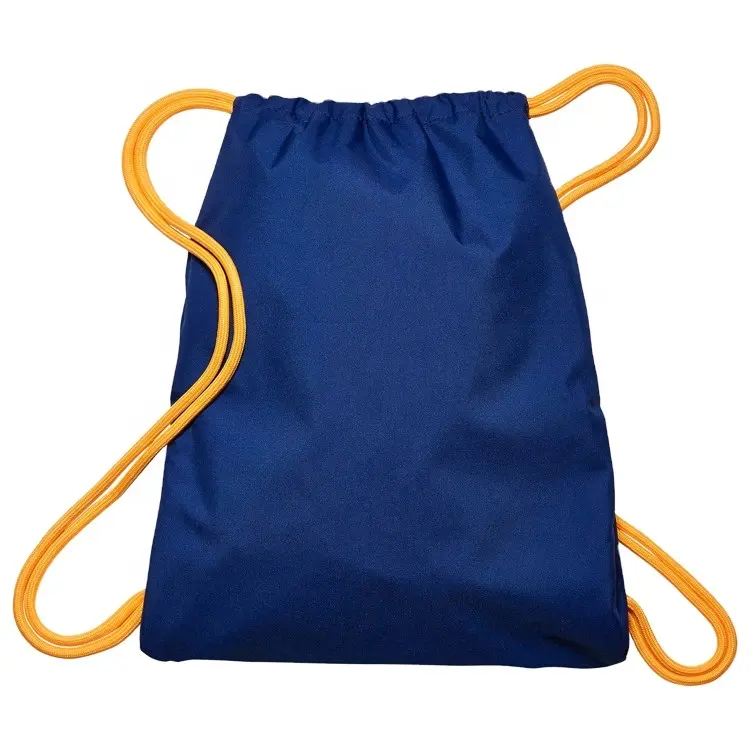 กระเป๋าเป้หูรูดใส่โลโก้ได้ตามต้องการ,กระเป๋าหูรูดใส่ของพิมพ์ลายสะท้อนแสงช้อปปิ้งทำจากโพลีเอสเตอร์กันน้ำ