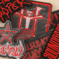 Badges brodés de lettres de police personnalisées par transfert de chaleur de meilleure qualité Patch thermocollant tissé bon marché