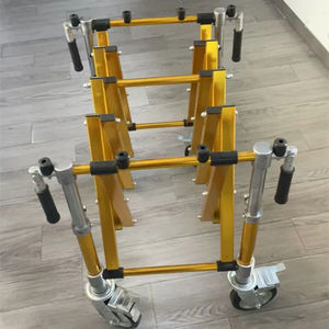 Troli Peti Mati dari Paduan Aluminium, Dapat Disesuaikan, Troli Gereja, Troli Pemakaman, Troli Peti Mati Tugas Berat, Kereta Peti Mati, Warna Emas Perak Perunggu Antik - Product Image 2