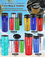 Tasse de voyage à Double paroi en acier inoxydable 350ml/500ml, 16oz, sans BPA, pour bureau automobile, avec revêtement en plastique, bon marché