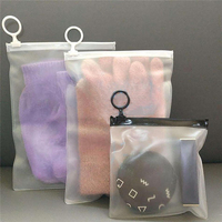 Sacs à fermeture éclair dans l'emballage en plastique personnalisé T-shirt de maillot de bain Sacs à fermeture éclair avec logo pour chaussettes et vêtements