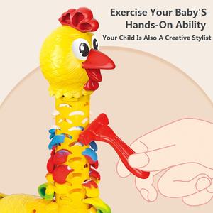 Juguete de <span class=keywords><strong>Huevo</strong></span> de Gallina con Plumas de Colores KSF, Juguete de Arcilla de Colores para Niños, <span class=keywords><strong>Plastilina</strong></span>, Arcilla DIY, Juegos para Niños - Product Image 5