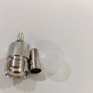 ขั้วต่อ RF แบบ Crimp Type SO239 UHF ตัวเมีย สำหรับสายโคแอกเชียล RG58 - Product Image 2