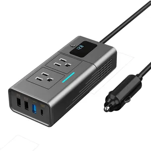 Precio bajo Dc 12V a 110V Adaptador de enchufe de coche 200W Cargador de inversor de corriente para automóvil