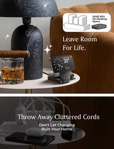 Cargador Inalámbrico Rápido LISEN Qi2 de 15W, Estación de Carga Magnética Plegable para <span class=keywords><strong>iPhone</strong></span> 17 <span class=keywords><strong>Pro</strong></span> <span class=keywords><strong>Max</strong></span>, para Viajes y Hogar - Product Image 6