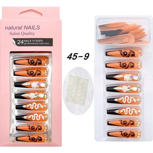 Long diamant clouté européen et américain portant des patchs pour <span class=keywords><strong>ongles</strong></span> <span class=keywords><strong>faux</strong></span> <span class=keywords><strong>ongles</strong></span> détachables presse sur l'ongle - Product Image 5