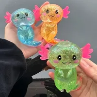 Jouet Squishy Axolotl en Maltose Extensible à Rebond Lent Anti-Stress Fidget Vente en Gros Cadeau