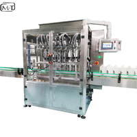 Machine de remplissage et de bouchage automatique à 8 buses pour shampoing, gel douche et nettoyant corporel de 100 à 1000 ml