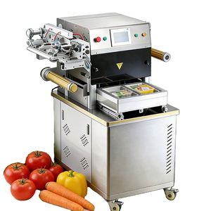 Máquina de Sellado y Envasado en Atmósfera Modificada (MAP) con Inyección de Gas para Carne y Alimentos Cocinados Listos para Comer, Automática y Eléctrica - Product Image 1