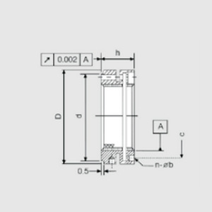 Écrou de blocage en acier inoxydable de qualité 304 Service de découpe de finition pour fixations (4 finitions possibles) - Product Image 3
