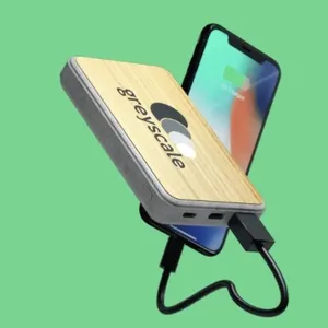 Powerbank Eco Natural gadget ecologici personalizzati - Product Image 3