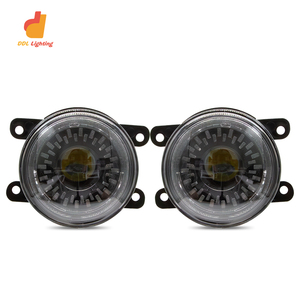 Luz Antiniebla LED de 3.5 Pulgadas, Luz de Conducción con Anillo <span class=keywords><strong>Halo</strong></span> Blanco Ámbar, Lente de Aluminio, DRL para ATV, UTV, Jeep, 4WD, 4x4, Todoterreno, Tractor - Product Image 1