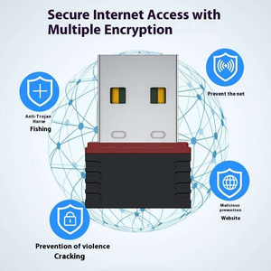 ดองเกิล USB 2.0 ความเร็ว 300Mbps การ์ดไวไฟไร้สายสำหรับเดสก์ท็อปแล็ปท็อปมินิเอพีการส่งข้อมูลเซิร์ฟเวอร์อะแดปเตอร์ USB สำหรับคอมพิวเตอร์โน้ตบุ๊ก - Product Image 3