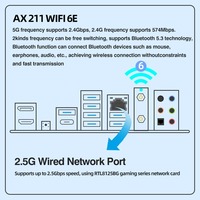 Nouvelle carte mère de jeu ERYING Z790 DDR5 ARGB ATX LGA 1700 compatible avec les processeurs Intel de 14e/13e/12e génération, WiFi 6E 2,5 Gbps, quatre SATA M.2