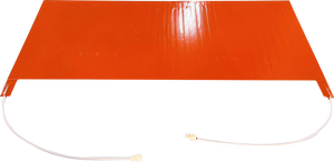 Almohadilla calefactora de silicona Flexible grande de 220V y 500W, caja controladora de temperatura, calentador para uso en el hogar y la Oficina, certificado CE alto, naranja y negro - Product Image 2