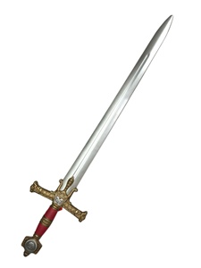 Espada Templaria Medieval con Cruz Dorada de Espuma, Juguete Infantil, Accesorio de Cosplay para Mayores de 14 Años - Product Image 2