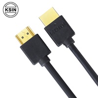 Câble HDMI Ultra fin, 1080P/2160P, 4K, Flexible et Ultra fin, pour prise en charge de carte mère, livraison depuis les clients