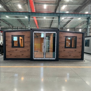 Casa contenedor expandible sostenible, estructura de acero, ignífuga y aislada, diseño ecológico - Product Image 1