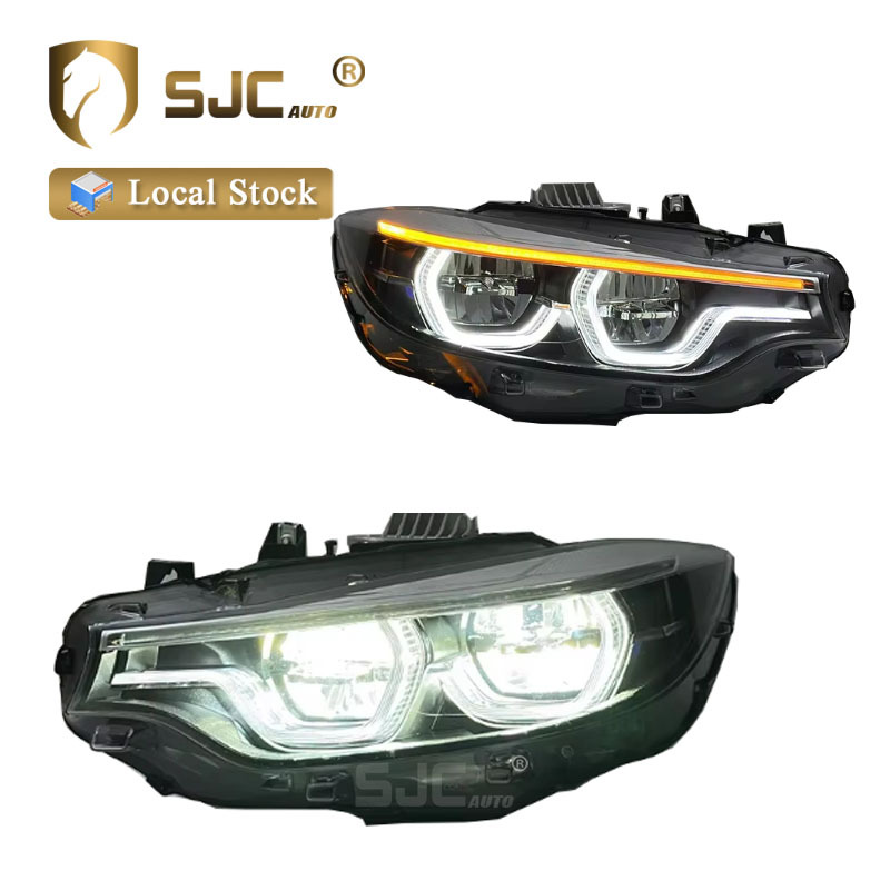 Sjc LED Headlight Assembly For BMW 4 Series F32 2013-2017 LED DRL