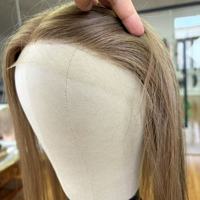 Topper capillaire HD en T, cheveux humains vierges de haute qualité, aspect naturel, pour couverture de la calotte et de la ligne des cheveux reculée, pour femmes souffrant de perte de cheveux