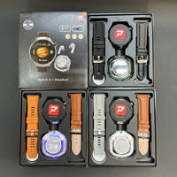 Smartwatch D21Watch4 in Lega di Alluminio per Chiamate + Auricolari + Doppio Cinturino Impermeabile 44mm+ Set Multifunzione