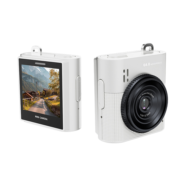 M1 Mini Video Camera 64MP 1.4 Inch Screen Keychain Smaller Digital Camera with 16X Zoom