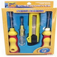 Ensemble d'outils à main G830, Kits d'outils à main, Tournevis, Couteau, Brosse, Pince, Marteau, Ruban adhésif, Produit à 1 $, Série 1$ Matériel et Outils