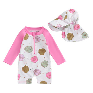 Costumi da bagno con cappello per bambini - Product Image 4