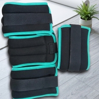 Pesas de Neopreno para Tobillos y Muñecas, con Anillo en D, para Pilates, Brazos y Piernas, con Correas para Muñecas