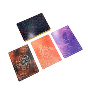 Impresión de Cartas <span class=keywords><strong>del</strong></span> Tarot en Papel Grueso y Resistente Personalizado, Cartas <span class=keywords><strong>del</strong></span> Tarot y Oráculos con Bordes Dorados Hechos en China - Product Image 3