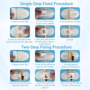 Anti-Rutsch-<span class=keywords><strong>Katheter</strong></span>-Beinband-Fixierungsklebepad, Urindrainageschlauchhalter zur Sicherung für Inkontinenzpflege - Product Image 4