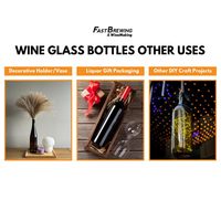 Bouteilles de vin en verre personnalisées de qualité supérieure, stockage de tequila, designs accrocheurs, présentoir à vin vieilli, bouchon à vis, écran d'étanchéité