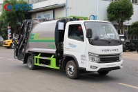 Camion compacteur électrique haute efficacité 63 kWh, collecteur de déchets Euro 6 zéro émission pour le nettoyage urbain