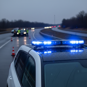 Barra de Luces LED Mini Ileritraffic Expert E-1151, Protección IP65, 12-36Vdc, Magnética, para Vehículos, Advertencia de Emergencia, Azul-Azul, para Carreteras - Product Image 3